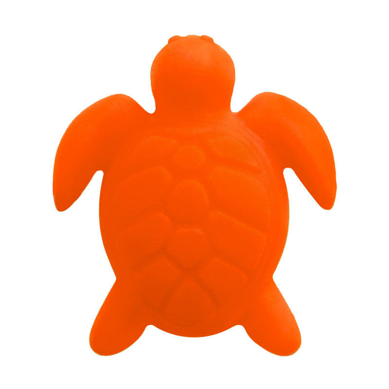 Wholesale 10pcs/pack Solid Color Animal Turtle Silicone Focus Beads